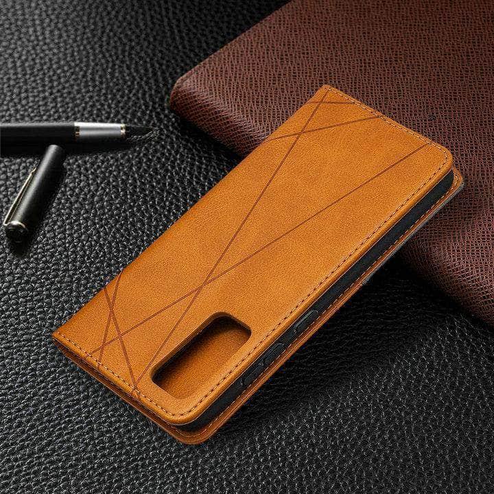 Galaxy S20 FE Lite Leather Magnet Flip Case - CaseBuddy