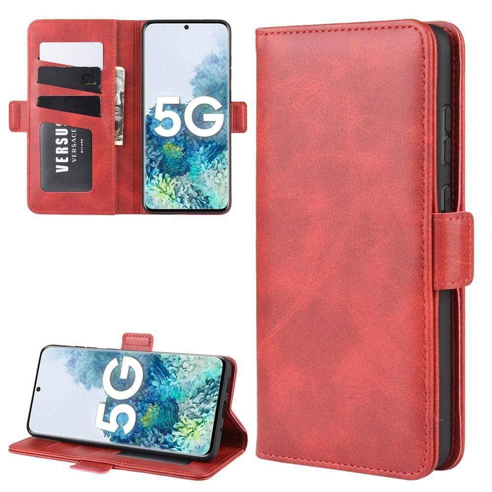 Galaxy S20 FE Lite Leather Wallet Flip Vintage Magnet Case - CaseBuddy