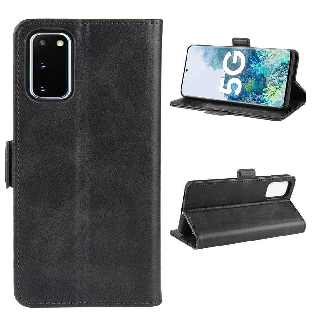 Galaxy S20 FE Lite Leather Wallet Flip Vintage Magnet Case - CaseBuddy