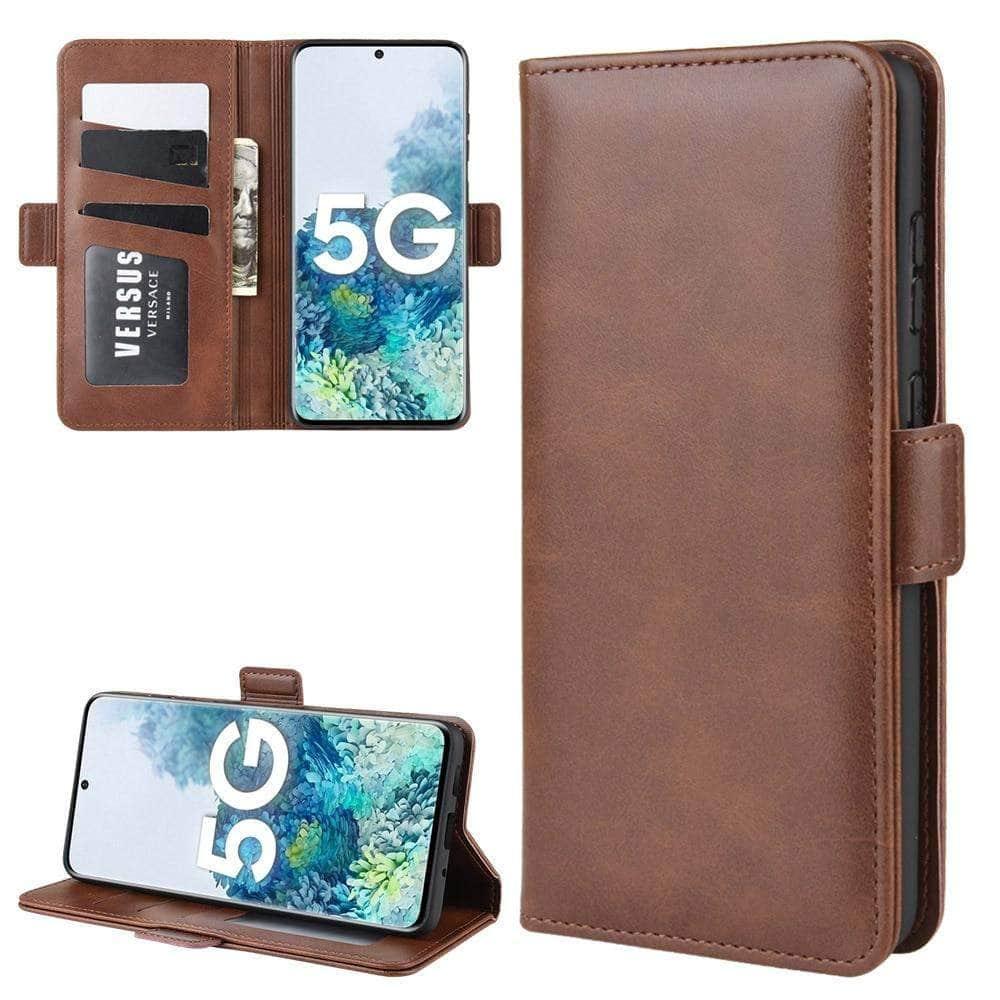 Galaxy S20 FE Lite Leather Wallet Flip Vintage Magnet Case - CaseBuddy