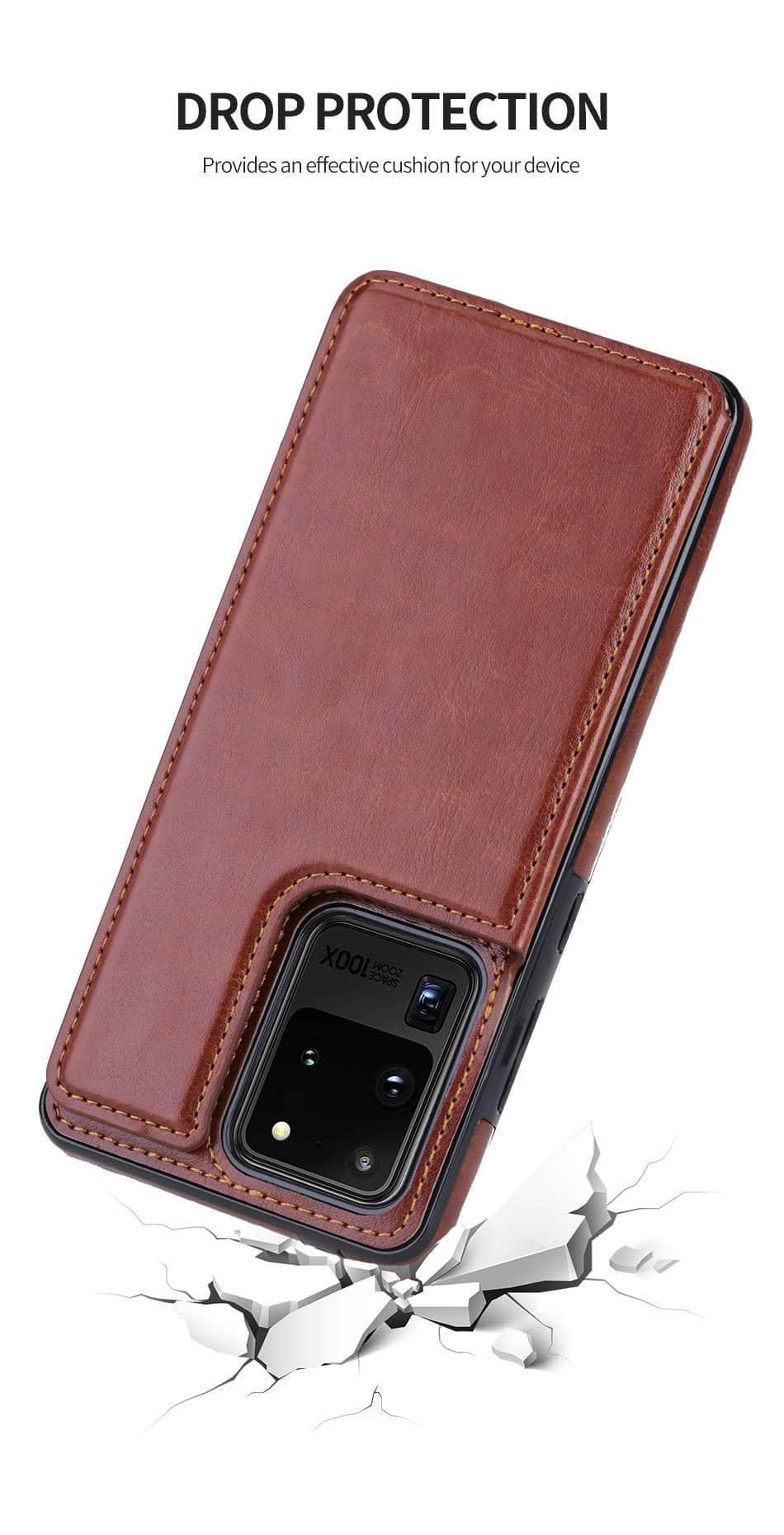 Galaxy S20 Plus S20 Ultra 5G Retro Vintage Wallet Case - CaseBuddy