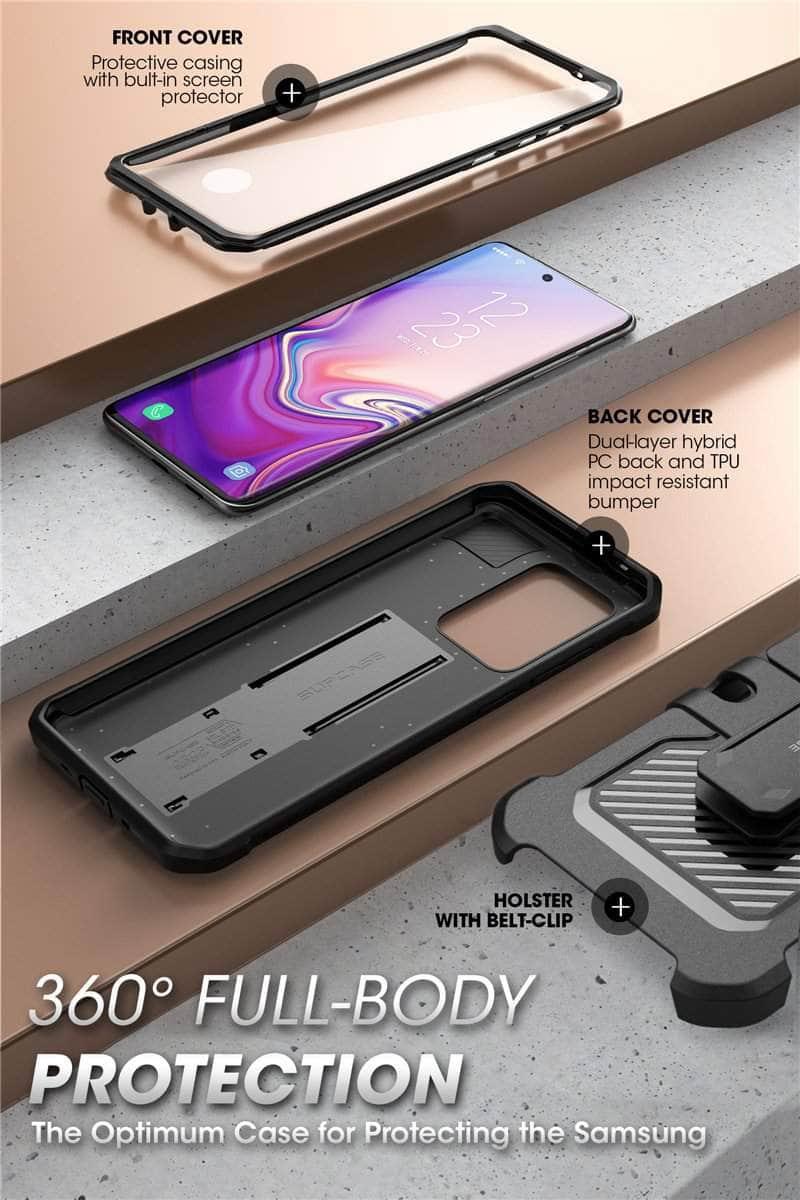 CaseBuddy Australia Casebuddy Galaxy S20 Ultra SUPCASE Full-Body Built-in Screen Protector Case