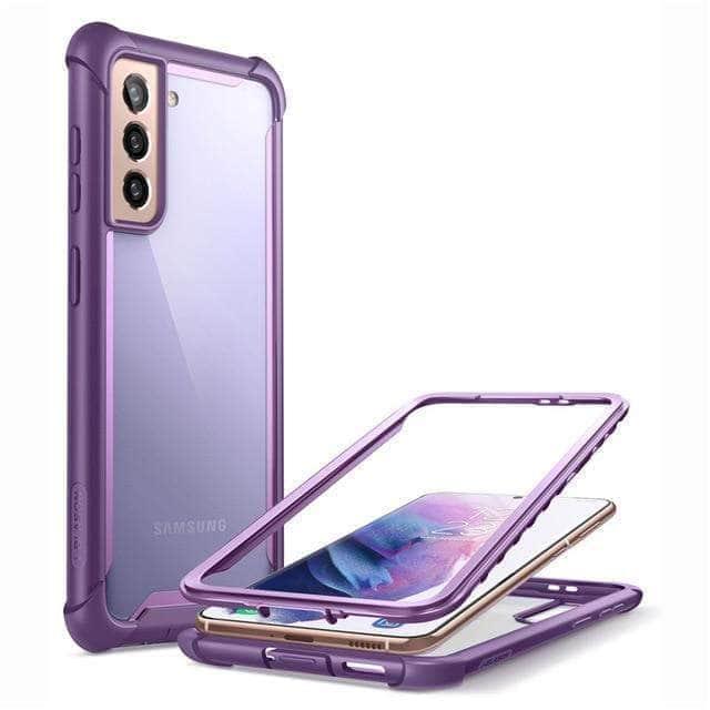 CaseBuddy Australia Casebuddy PC + TPU / Purple Galaxy S21 Plus I-BLASON Ares Full-Body Rugged Bumper Cover