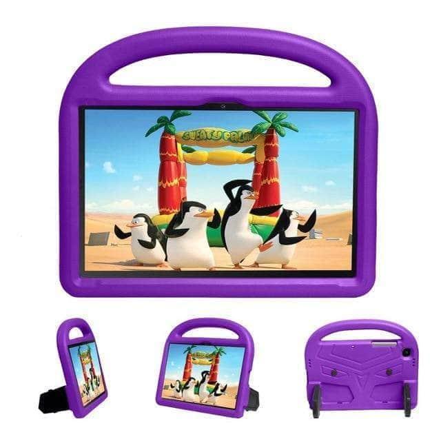 CaseBuddy Australia Casebuddy purple Galaxy Tab A7 10.4 T500 T505 EVA Portable Stand Kids Safe Foam Shockproof Case