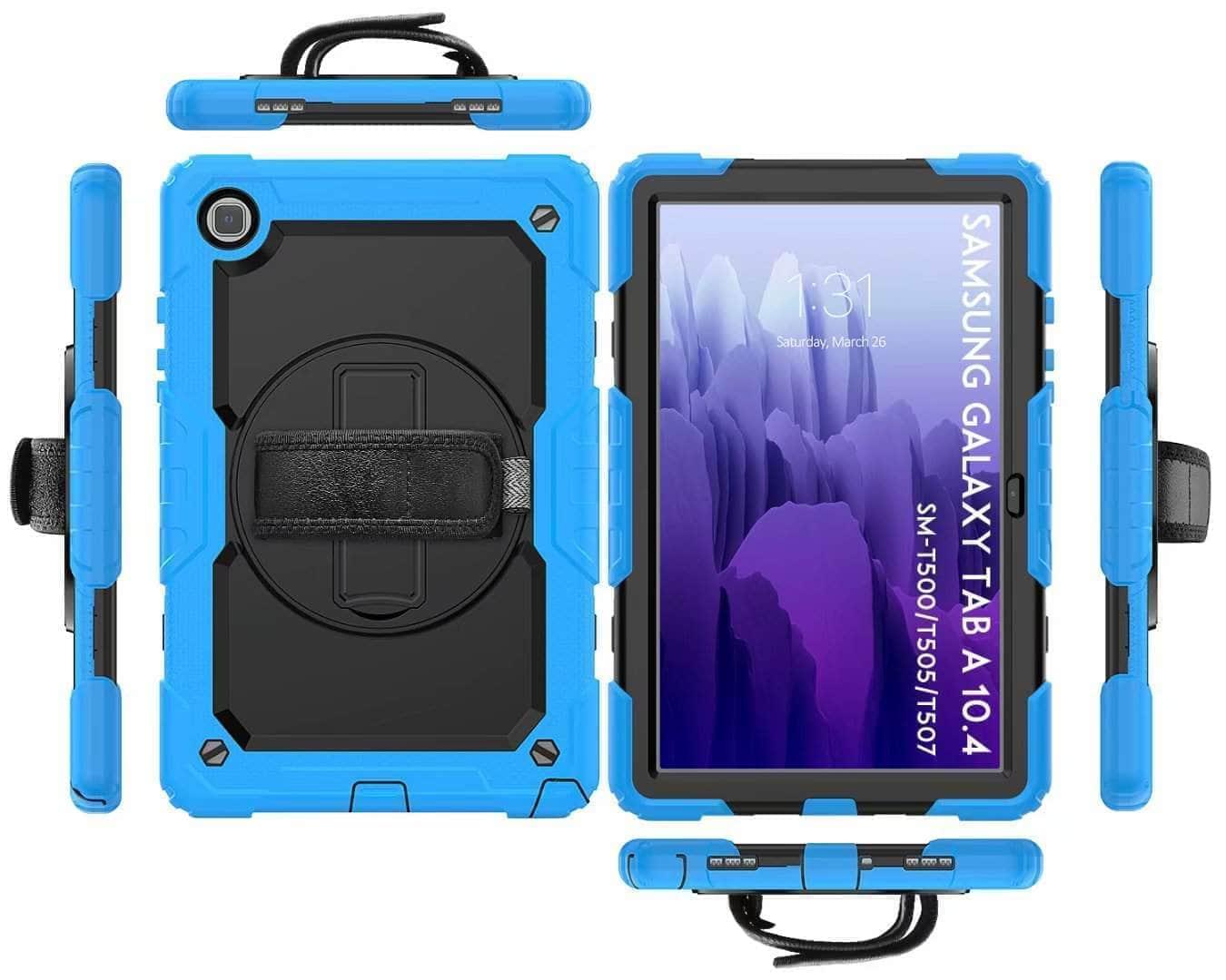 CaseBuddy Australia Casebuddy Galaxy Tab A7 Case 10.5 T500 T505 Heavy Duty Shockproof Rugged Hybrid Protective Case