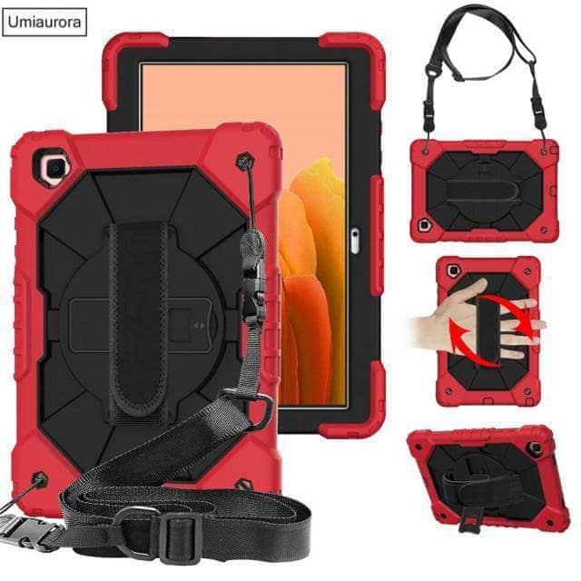 CaseBuddy Australia 02 Red / A7 Lite 8.7 T225 Galaxy Tab A7 Lite 2021 T220 T225 Tablet Kids Shockproof Cover
