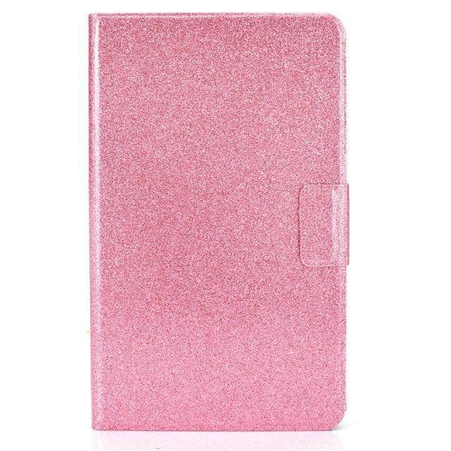 CaseBuddy Australia Casebuddy Pink / Tab A7 Lite 8.7 inch Galaxy Tab A7 Lite T220 T225 Glitter Bling Leather Case