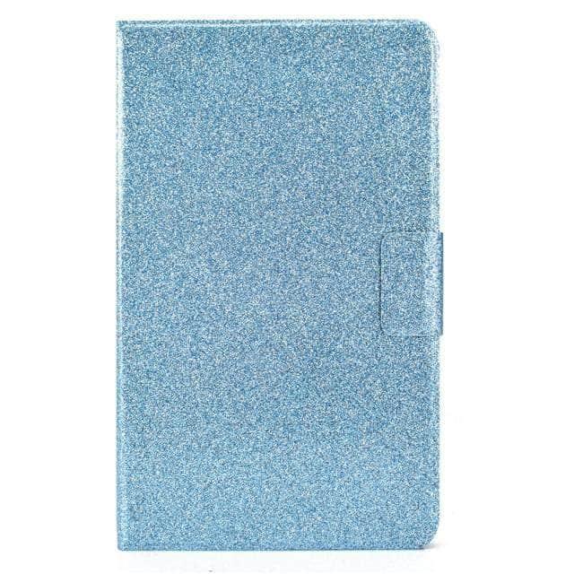 CaseBuddy Australia Casebuddy Blue / Tab A7 Lite 8.7 inch Galaxy Tab A7 Lite T220 T225 Glitter Bling Leather Case