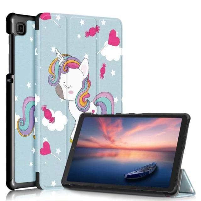CaseBuddy Australia Casebuddy DUJIAOMA / For SM-T220 Galaxy Tab A7 Lite T220 T225 Tablet Magnetic Stand Smart Cover