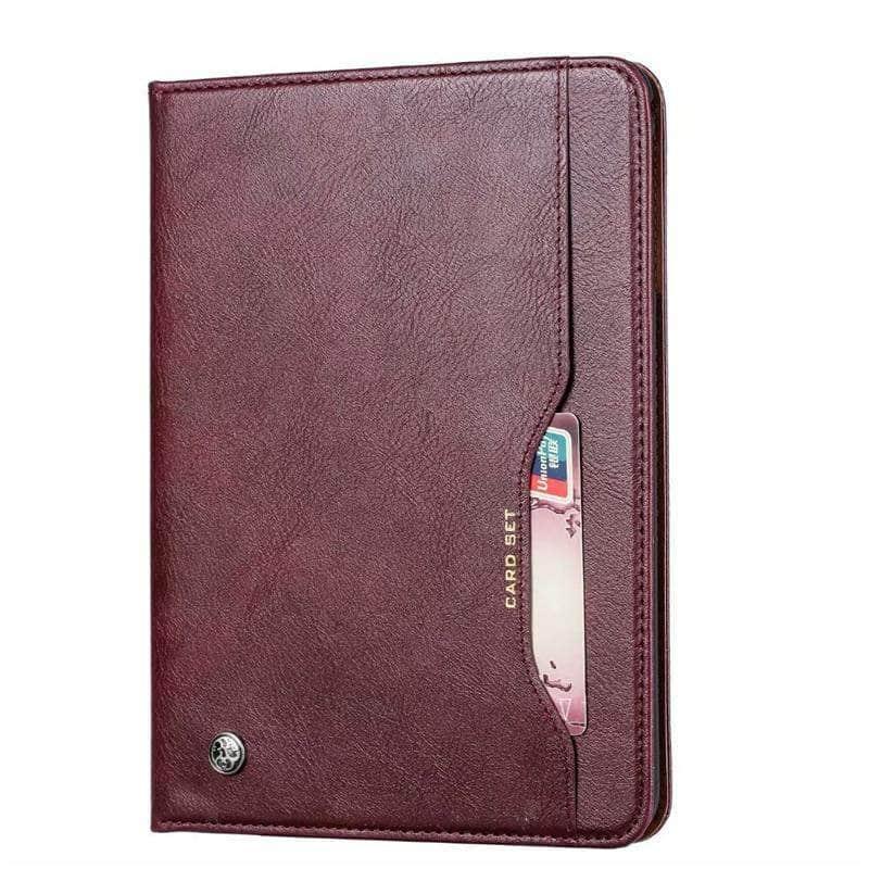Galaxy Tab S6 Lite 10.4 P610 P615 PU Leather Stand Case with Card Slots - CaseBuddy
