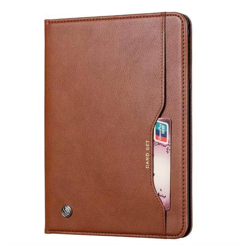 Galaxy Tab S6 Lite 10.4 P610 P615 PU Leather Stand Case with Card Slots - CaseBuddy