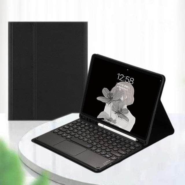 CaseBuddy Australia Casebuddy black key case / English Galaxy Tab S8 11 X700 Touchpad Keyboard Case