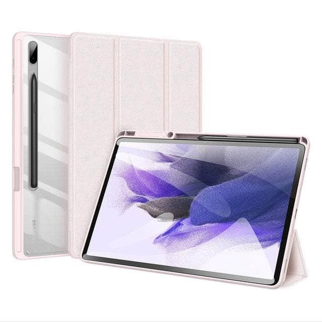CaseBuddy Australia Casebuddy Pink / Tab S8 Plus 12.4 Galaxy Tab S8 Plus X800 Transparent Protection Case