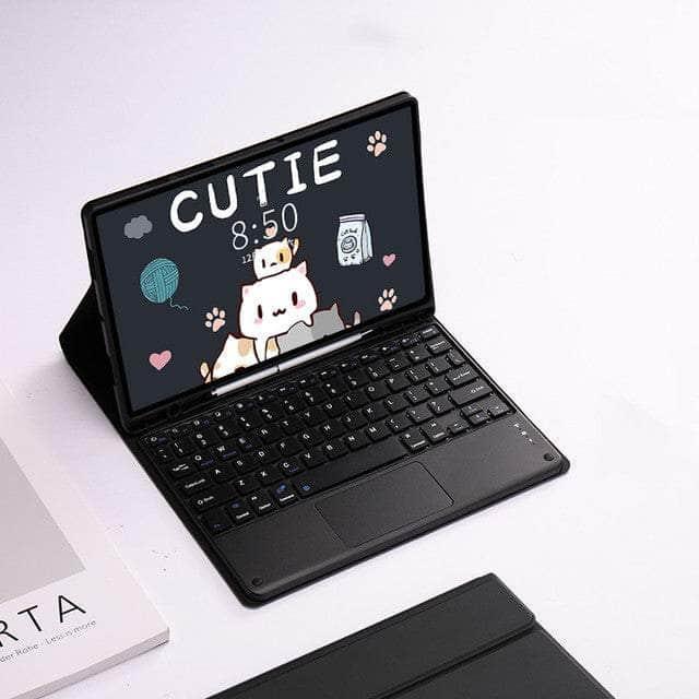 CaseBuddy Australia Casebuddy black touch key case / English Galaxy Tab S8 Ultra X900 Touchpad Keyboard Case