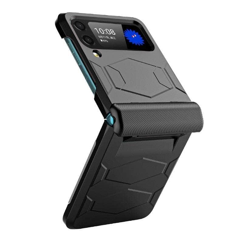 Casebuddy Black / For Galaxy Z Flip 3 Galaxy Z Flip 3 Hinge Armor Case