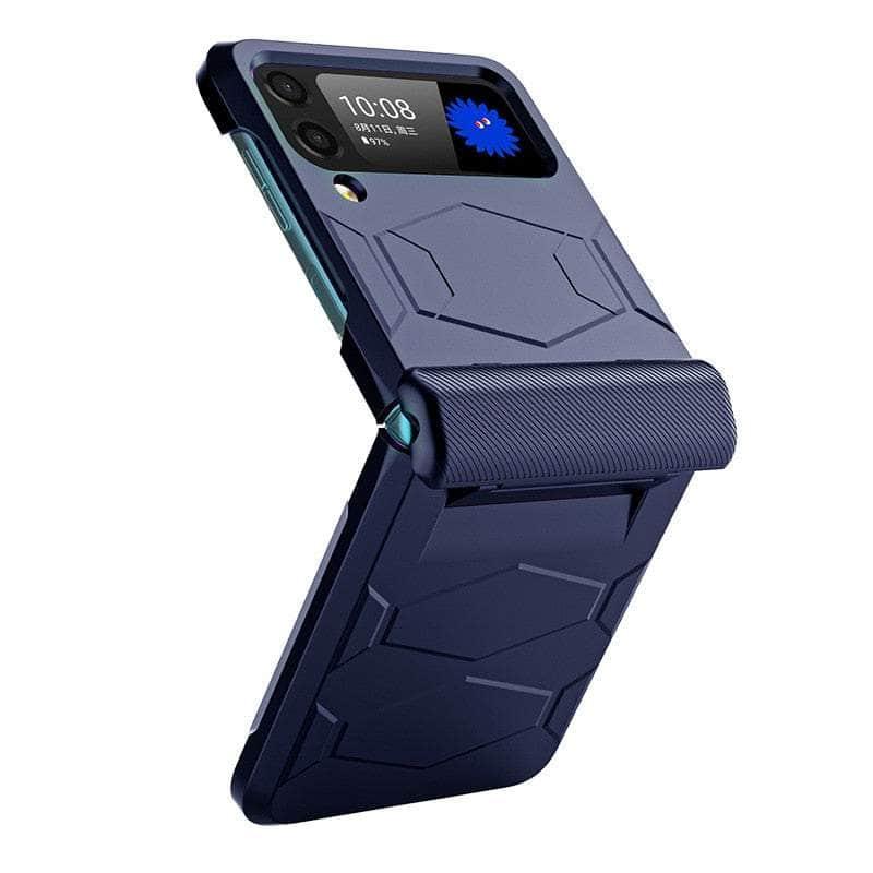 Casebuddy Dark Blue / For Galaxy Z Flip 3 Galaxy Z Flip 3 Hinge Armor Case