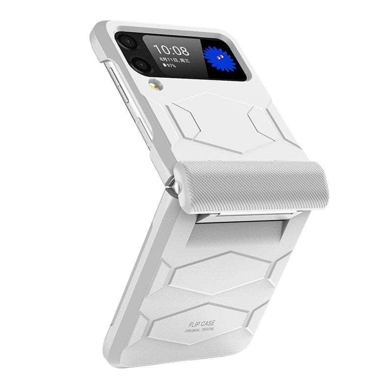 Casebuddy White / For Galaxy Z Flip 3 Galaxy Z Flip 3 Hinge Armor Case