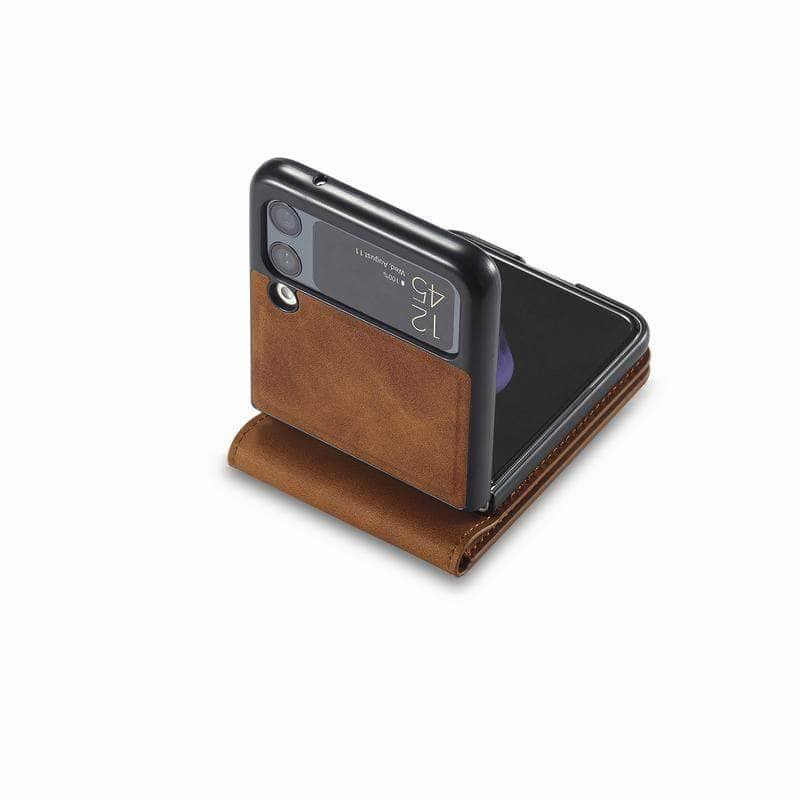 Casebuddy Galaxy Z Flip 3 Luxury Leather Wallet