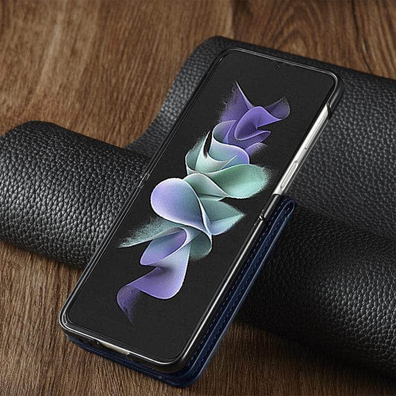 Casebuddy Galaxy Z Flip 3 Luxury Leather Wallet