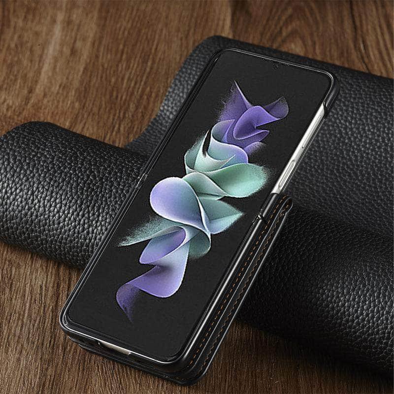 Casebuddy Galaxy Z Flip 3 Luxury Leather Wallet