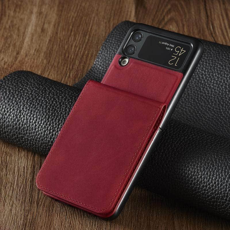 Casebuddy Galaxy Z Flip 3 Luxury Leather Wallet