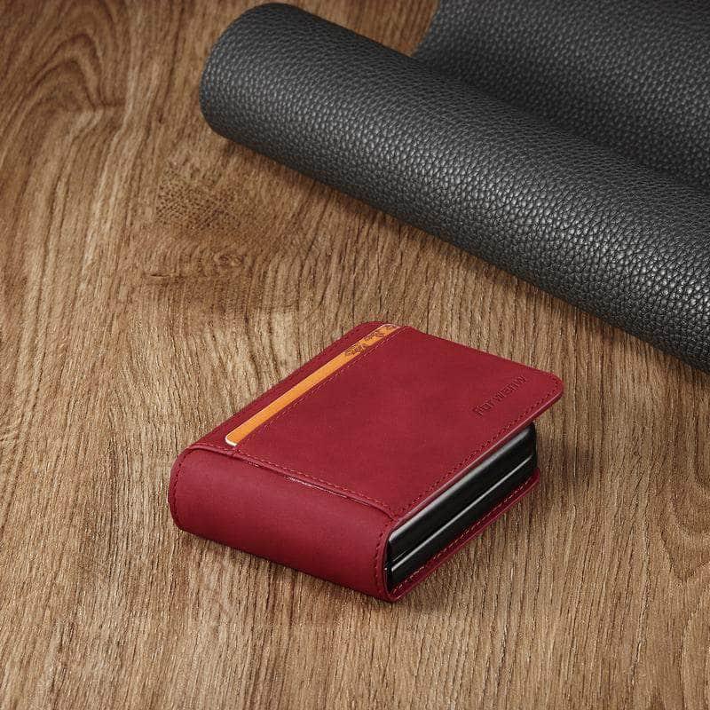 Casebuddy Galaxy Z Flip 3 Luxury Leather Wallet