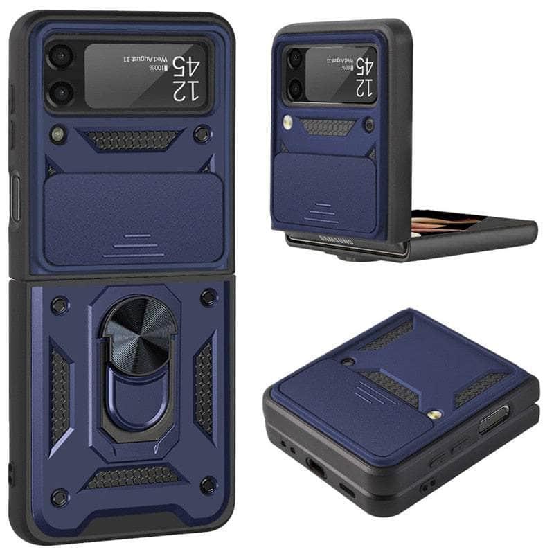 Casebuddy Navy / For Galaxy Z Flip 3 Galaxy Z Flip 3 Shockproof Armor Case