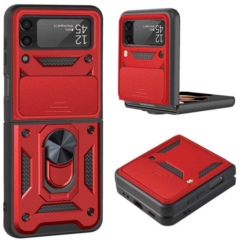 Casebuddy Red / For Galaxy Z Flip 3 Galaxy Z Flip 3 Shockproof Armor Case