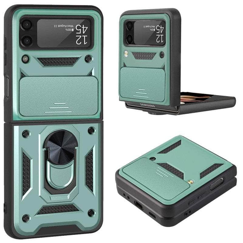 Casebuddy Dark Green / For Galaxy Z Flip 3 Galaxy Z Flip 3 Shockproof Armor Case