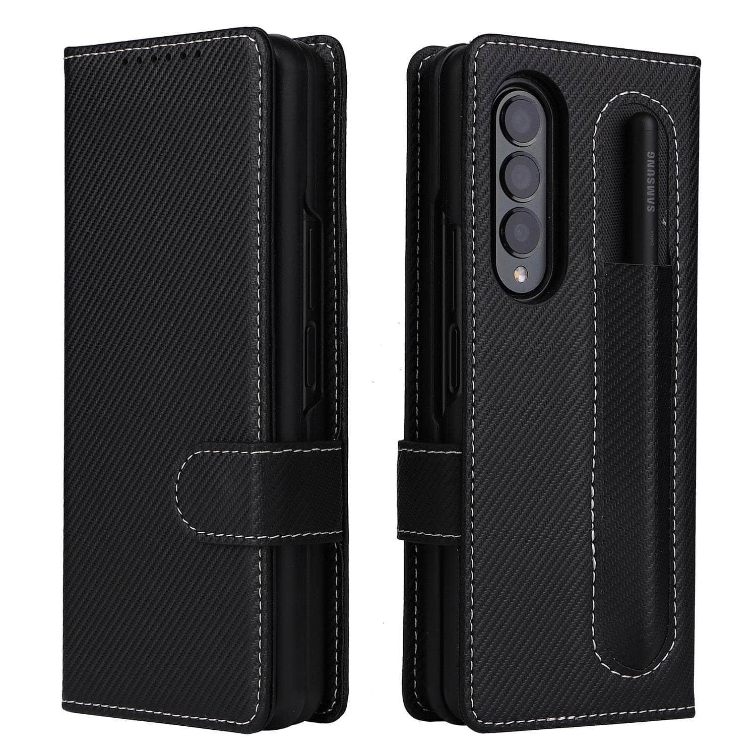 Casebuddy Galaxy Z Fold 4 Anti-Knock Business Leather Wallet