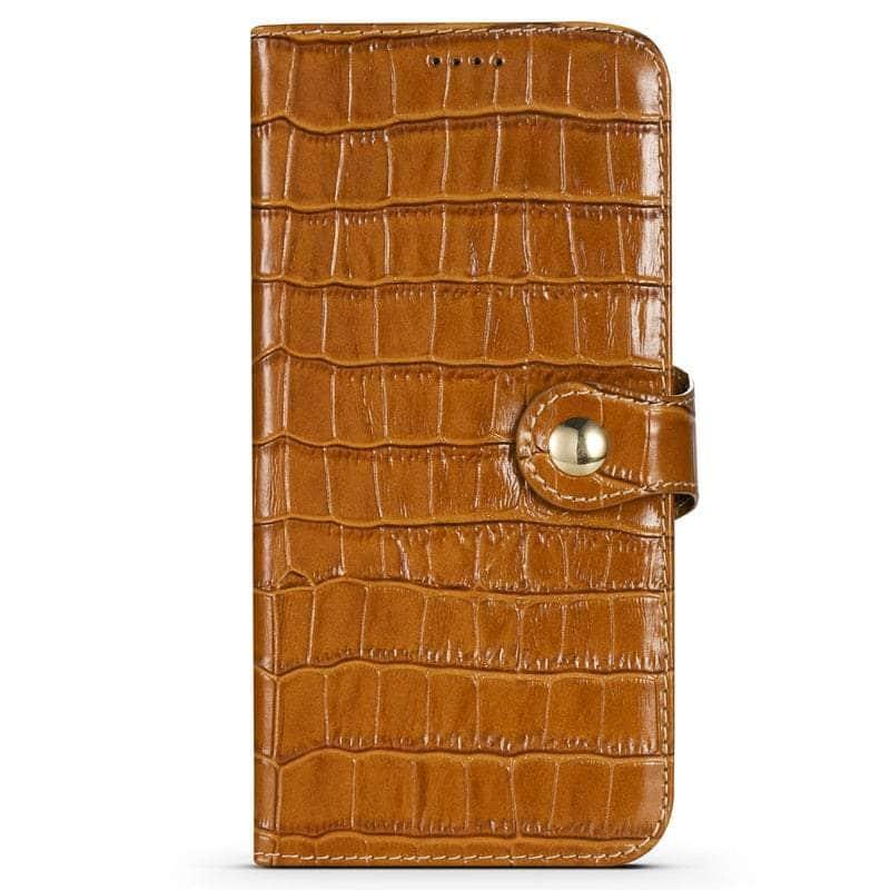 CaseBuddy Australia Casebuddy Genuine Leather iPhone 13 Pro Natural Cowhide Full Edge Protection Case