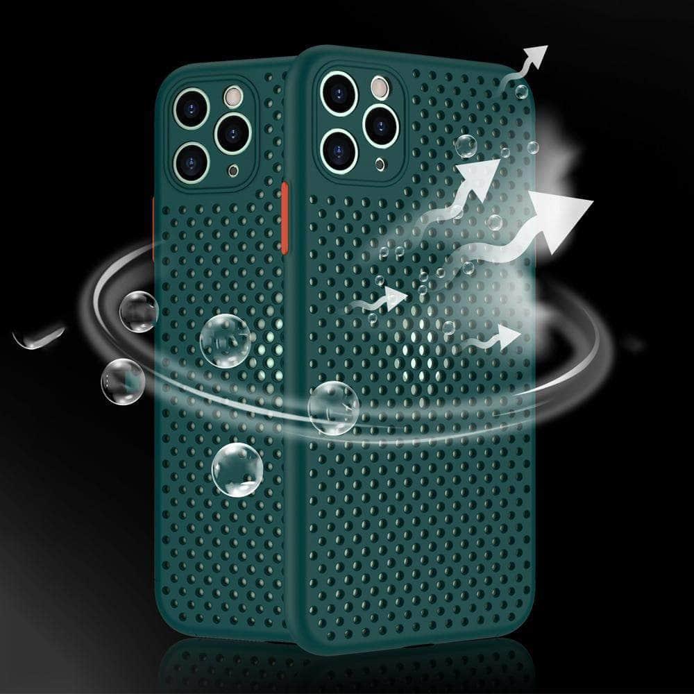 CaseBuddy Australia Casebuddy Heat Dissipation Soft iPhone 13 Pro Max Silicone Cooling Case