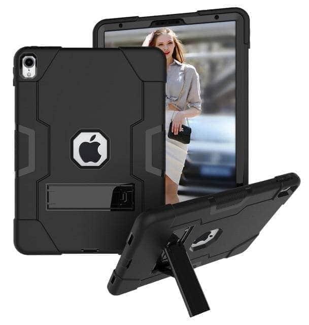 CaseBuddy Casebuddy black Heavy Duty Rugged Shockproof Kids Hybrid Protective Case iPad Pro 11" 2018 A1980,A2013,A1934