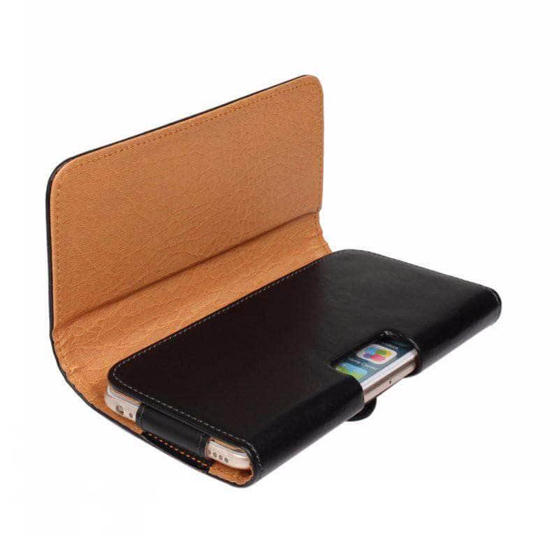 Holster Belt Clip Leather Pouch Bag iPhone SE 2020 - CaseBuddy