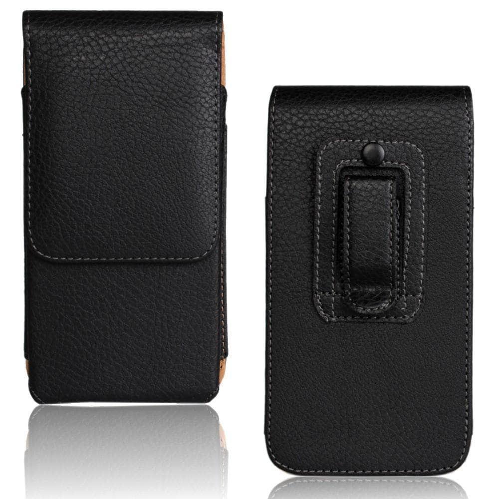 Holster Belt Clip Leather Pouch Bag iPhone SE 2020 - CaseBuddy