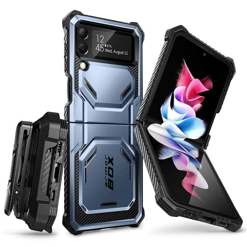 Casebuddy Tilt / PC + TPU I-BLASON Galaxy Z Flip 4 Armorbox Full Body Case