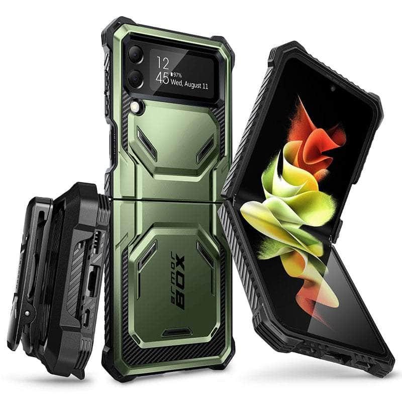 Casebuddy Guldan / PC + TPU I-BLASON Galaxy Z Flip 4 Armorbox Full Body Case
