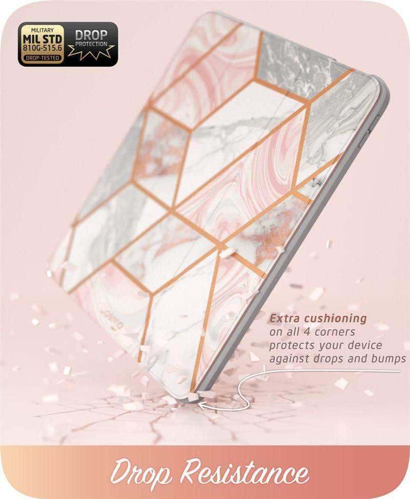 CaseBuddy Australia Casebuddy I-BLASON iPad Air 4 Cosmo Marble Trifold Stand Case