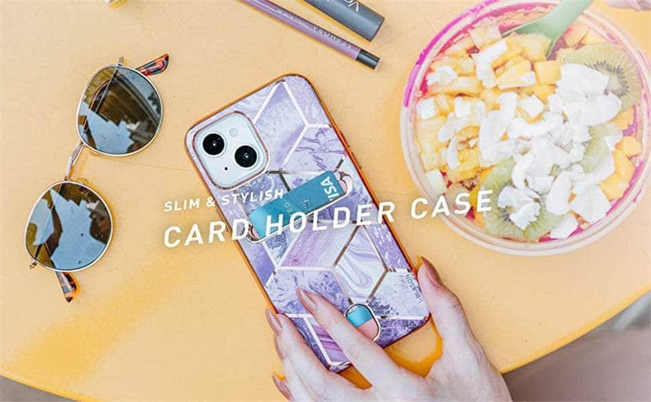 CaseBuddy Australia Casebuddy I-BLASON iPhone 13 Cosmo Slim Designer Wallet Card Holder