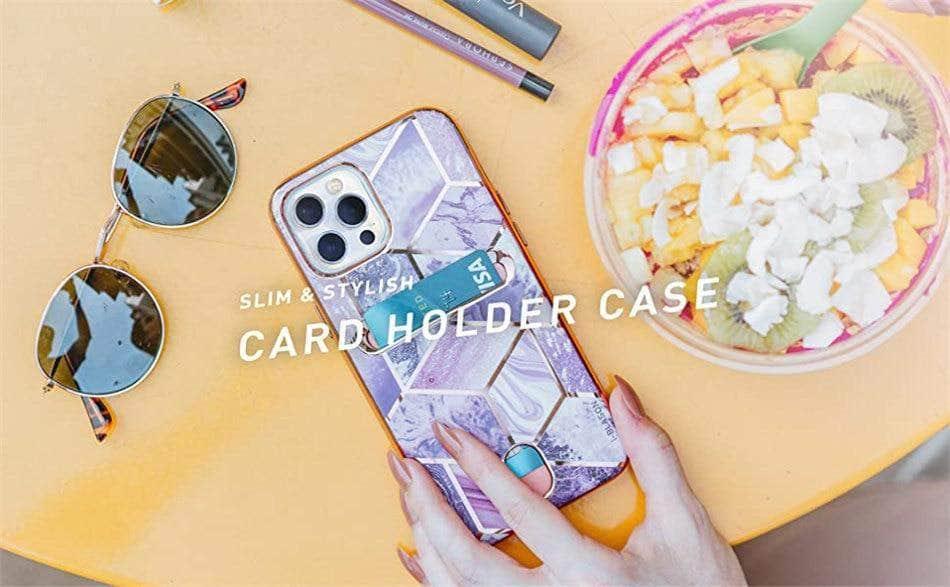 CaseBuddy Australia I-BLASON iPhone 13 Pro Max Cosmo Slim Designer Wallet Card Holder
