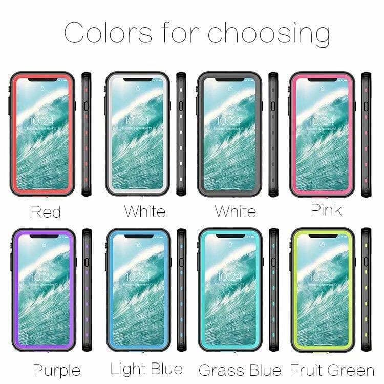 IP68 Phone Case iPhone XR XS MAX Full Protection Cover Under Water Swimming Diving - CaseBuddy