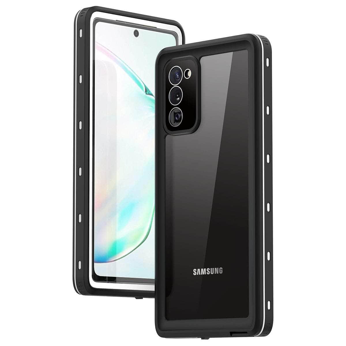 IP68 Waterproof Case Galaxy Note 360 Full-Body Rugged Clear Back - CaseBuddy