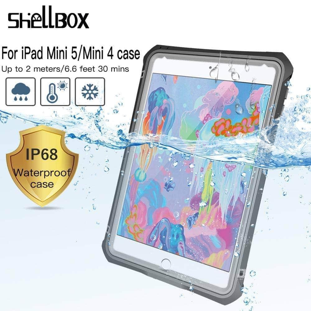 CaseBuddy Casebuddy IP68 Waterproof Case iPad Mini 5 Anti-Scratch Full Screen Protector Shockproof