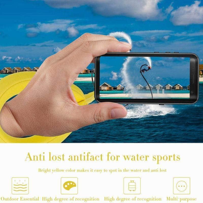 CaseBuddy Australia Casebuddy IP68 Waterproof Case Stand For Samsung Galaxy S21 ultra S21 Plus S21 Dustproof Diving Phone Cover Case Coque Buoyancy bracelet