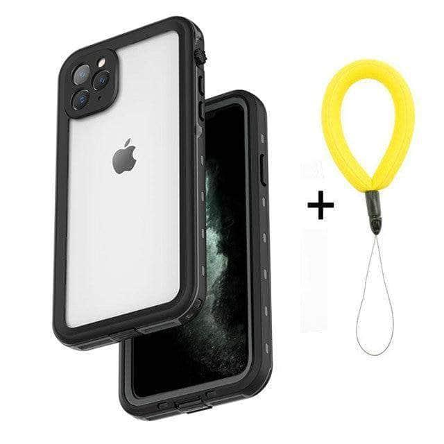 CaseBuddy Australia Casebuddy For iPhone 13 Mini / Black with Strap IP68 Waterproof iPhone 13 Mini Sports Case