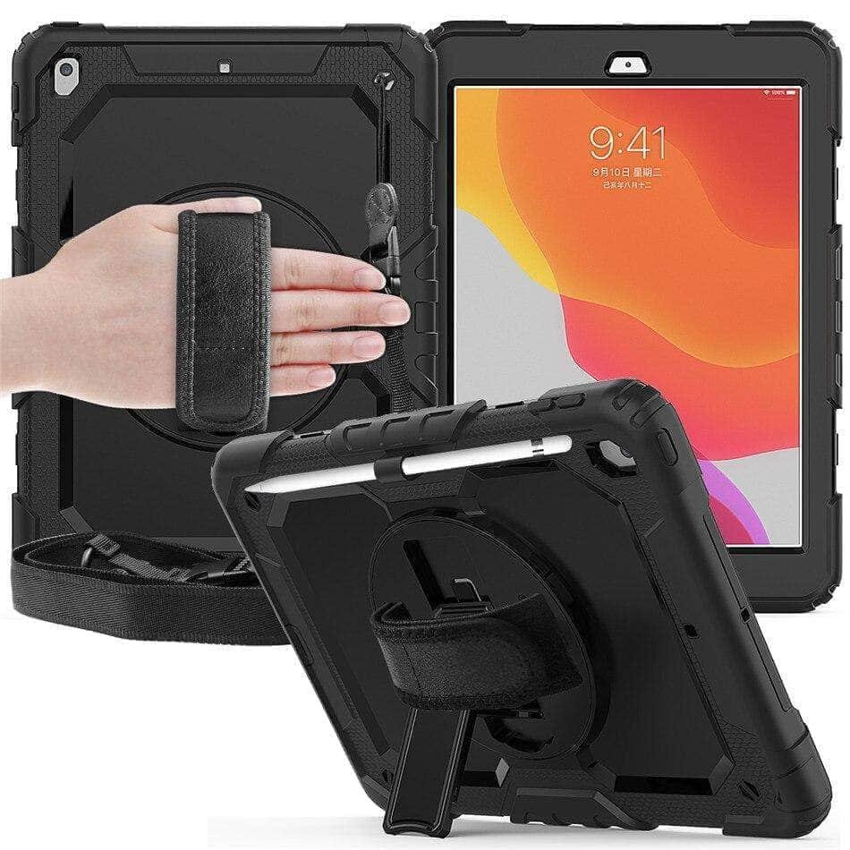 CaseBuddy Casebuddy iPad 10.2 2019/2020 (iPad 7/8) 360 Rotating Protective Case Strap