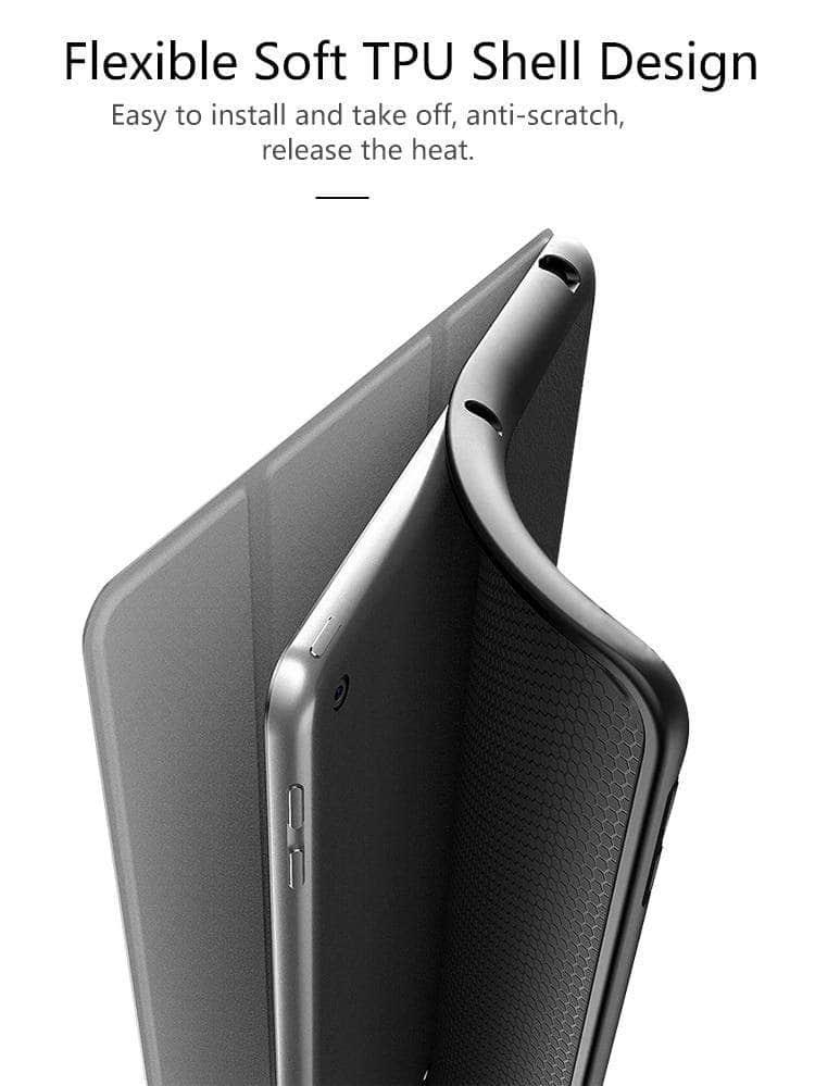 iPad 10.2 2019/2020 (iPad 7/8) Folio Cover A2200 A2198 A2232 Pen Holder - CaseBuddy