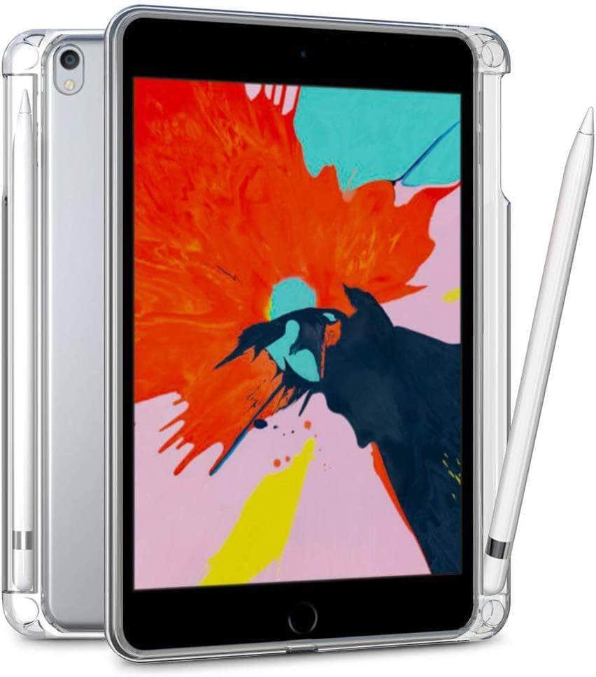 iPad 10.2 2019/2020 (iPad 7/8) Pencil Holder Clear Silicone Soft Case - CaseBuddy