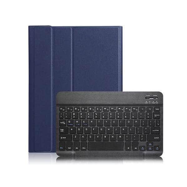 iPad 10.2 2019/2020 (iPad 7/8) PU Leather Keyboard Case Wireless Bluetooth Pencil Holder - CaseBuddy