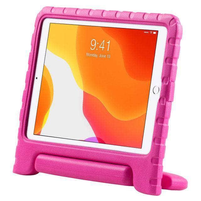 CaseBuddy Australia Casebuddy Pink iPad 10.2 Case (iPad 9) Kids Lightweight Protective Shockproof Case